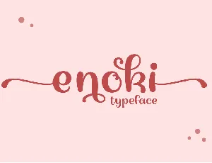 Enoki Demo font