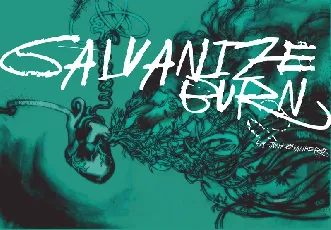 GalvanizeBurn font