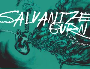 GalvanizeBurn font