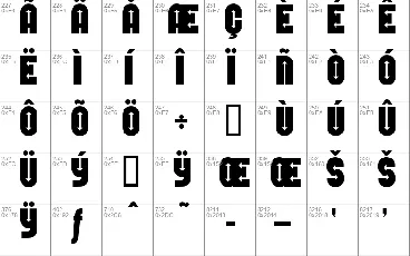 Direction font