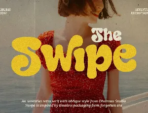 Swipe font