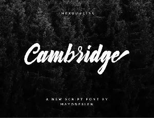 Cambridge font