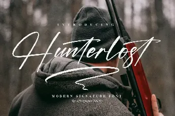 Hunterlost font