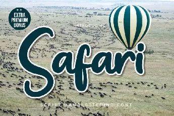 Safari Script font