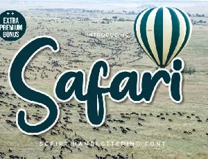 Safari Script font