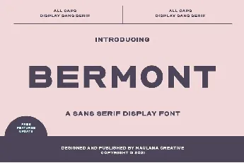 Bermont font