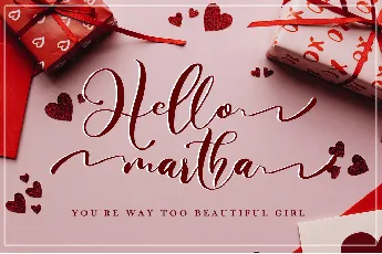 Hello Martha font