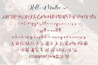 Hello Martha font