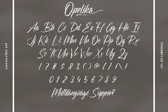 Opelika Demo font