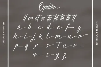 Opelika Demo font