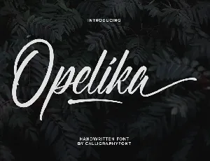 Opelika Demo font