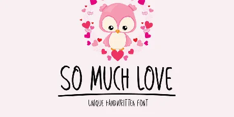 So Much Love font