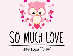 So Much Love font