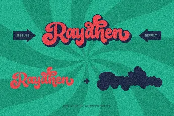 Raydhen font