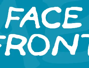 Face Front font