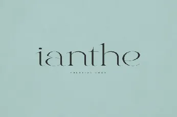 Ianthe font