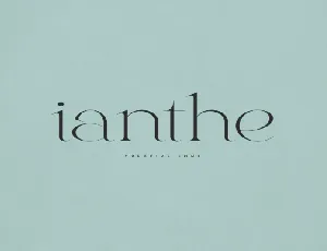 Ianthe font