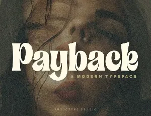 Payback font