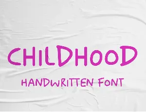 Childhood font