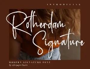 Rotherdam Signature Typeface font