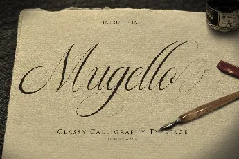 Mugello Classy Calligraphy font