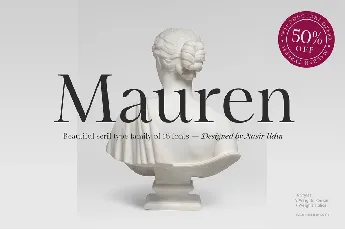 Mauren font