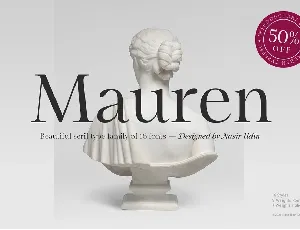 Mauren font