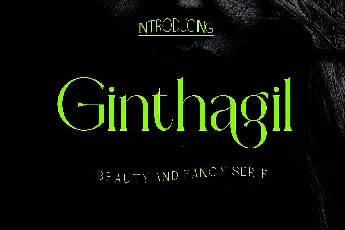 Ginthagil font