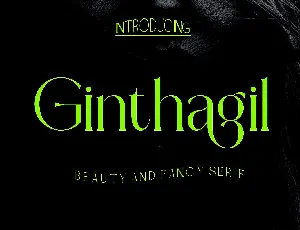 Ginthagil font