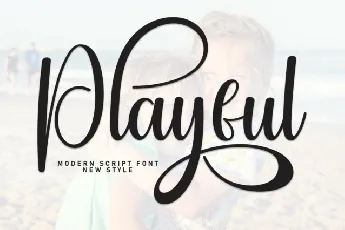 Playful Script Typeface font