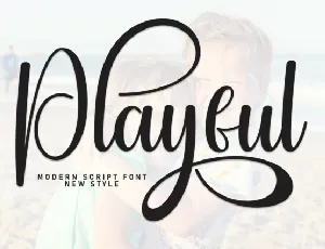 Playful Script Typeface font