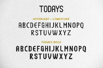 Todays font