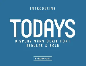 Todays font