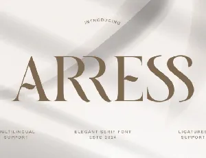 Arress font