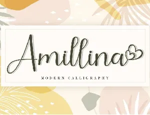 Amillina Calligraphy Script font