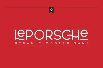 Le Porsche Sans font