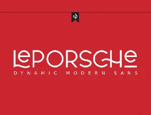 Le Porsche Sans font