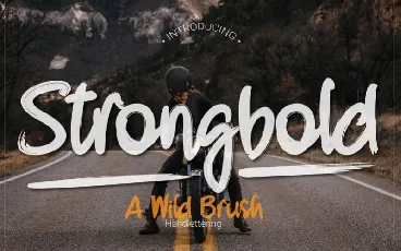 Strongbold Brush font