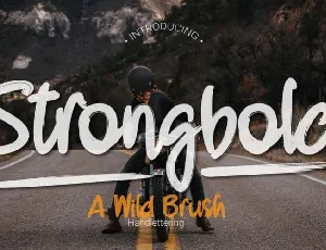 Strongbold Brush font