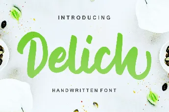 Delich Handwritten Script font