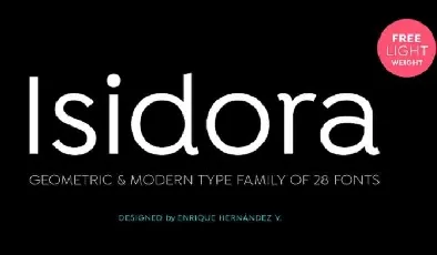 Isidora Family Free font