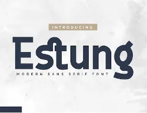 Estung font