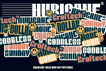 Huricane font