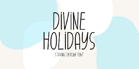 Divine Holidays font