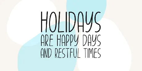 Divine Holidays font