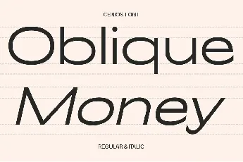 Cenios Demo font