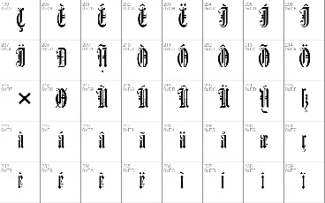 Duerer Gotisch font