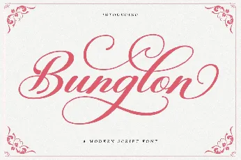 Bunglon font