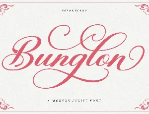 Bunglon font