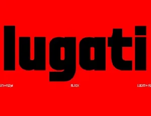 Lugati Family font